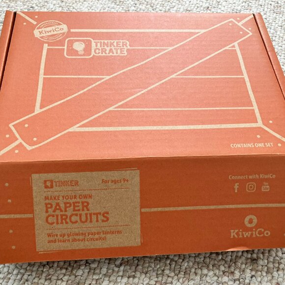 KiwiCo Tinker Crate Paper Canon & Paper Circuits 2 box set Educational Toy STEM - Picture 5 of 9